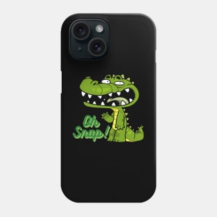 Oh Snap Cartoon Crocodile Phone Case