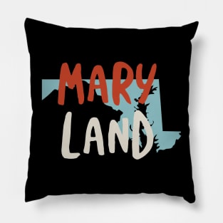 State of Maryland Pillow