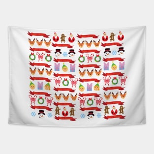 Cute Christmas Pattern Tapestry