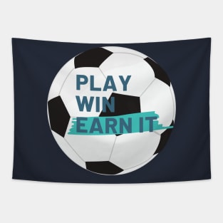 Play, win, earn it Tapestry