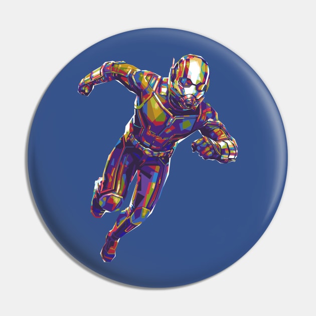 Ant Man in Action Pin by Paradox Studio