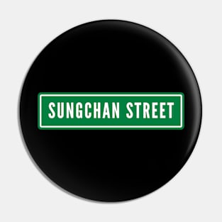 Sungchan Street Sign RIIZE Pin