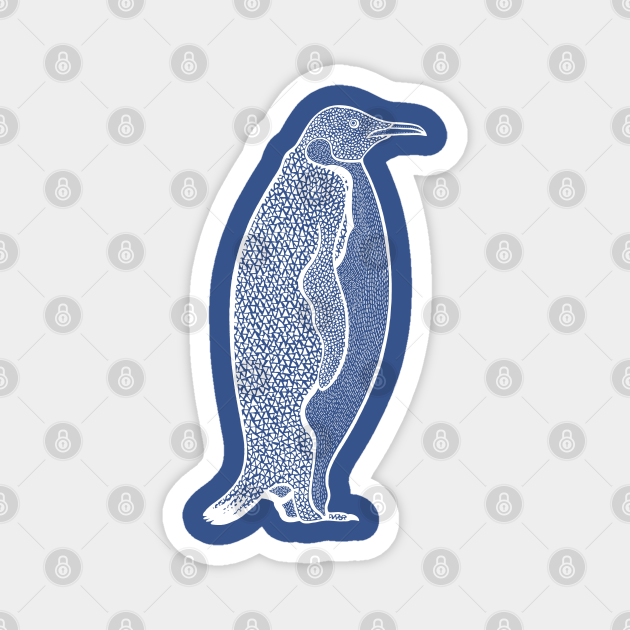 Emperor Penguin - artic animal drawing - Penguin - Magnet | TeePublic Emperor Penguin - artic animal drawing - Penguin - Magnet | TeePublic