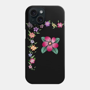 flower tendril, blooming, bloom, bunch of flowers Phone Case