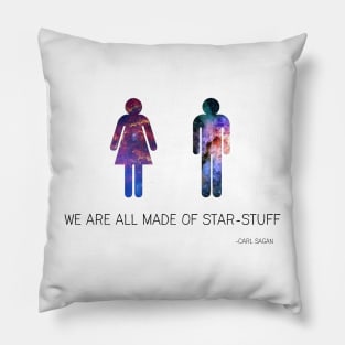 We Are All Made of Starstuff - Science Quote Pillow