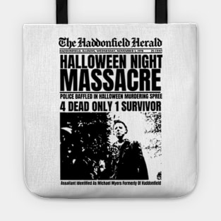 Halloween Night Massacre Tote