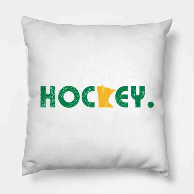 MN Hockey IV Pillow by mjheubach