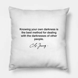Knowing your darkness - Carl Jung Pillow
