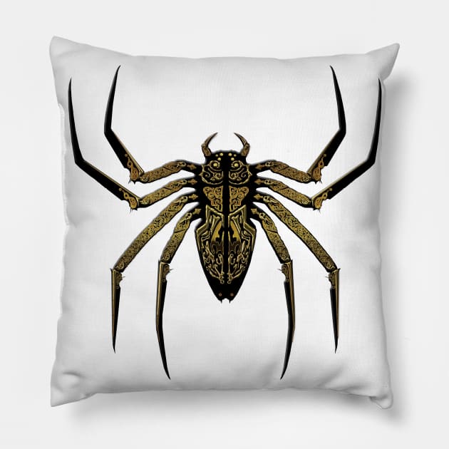 spider Pillow by KHMISSA ART