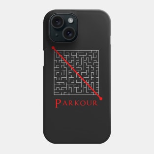 Parkour Labyrinth - tackling things differently Phone Case