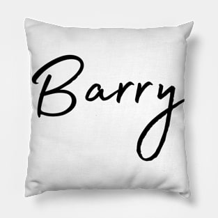 Barry Name Calligraphy Pillow