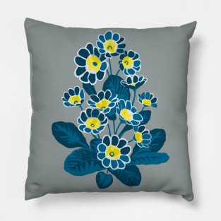 Primula Lace Blue Pillow