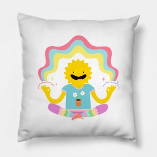 Sun Rainbow Good Energy Pillow