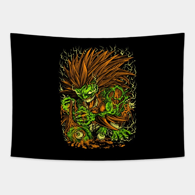 Blanka Tapestry by KawaiiDread