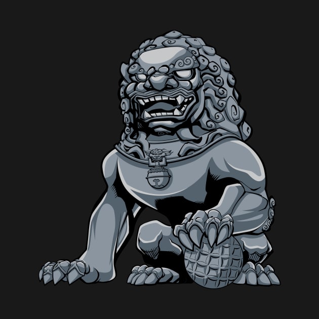 Chinese Lion Iron by Malchev