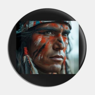 American Indian, Portraits 002 Pin