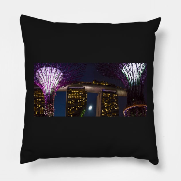 MARINA BAY SANDS Pillow by likbatonboot