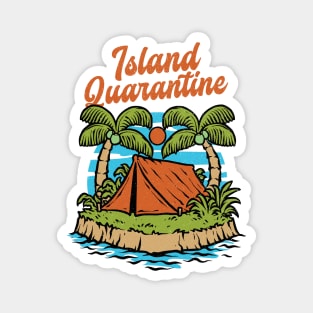 Island Quarantine Magnet