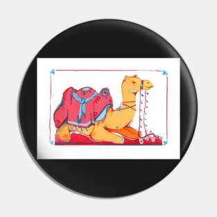 Cute Gouache Desert Camel Pin