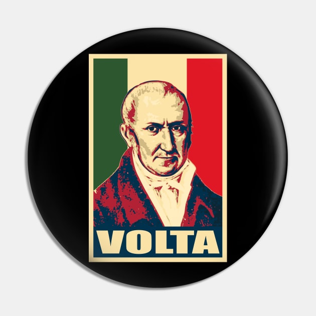 Alessandro Volta Pin by Nerd_art