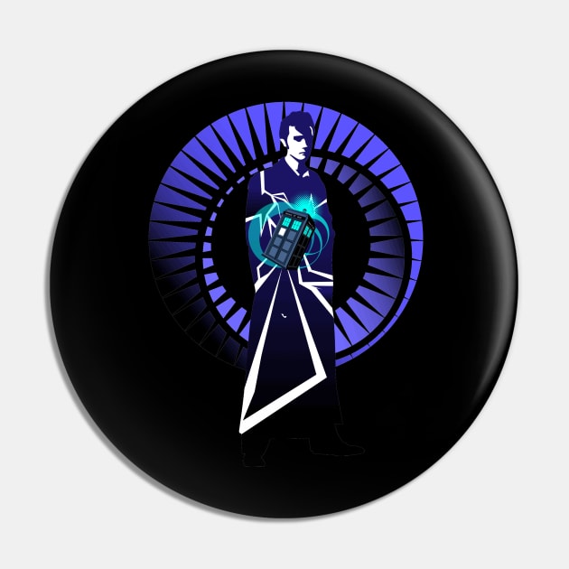 10TH IN THE TIME VORTEX Pin by KARMADESIGNER T-SHIRT SHOP