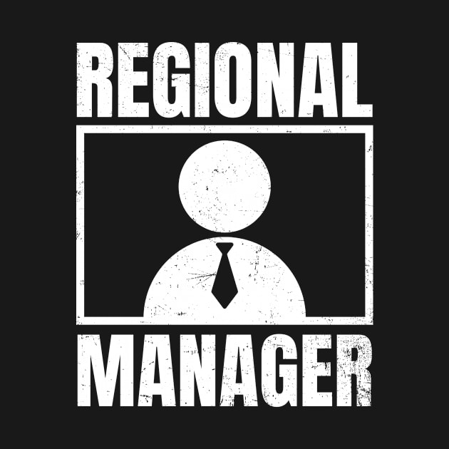 Regional Manager Shirt | Funny Sillhouette Gift by Gawkclothing