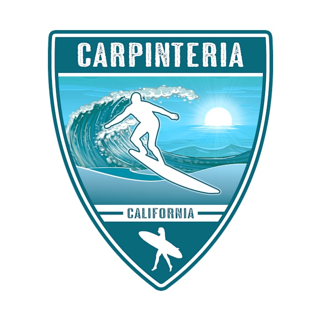 Surf Carpinteria California by Jared S Davies