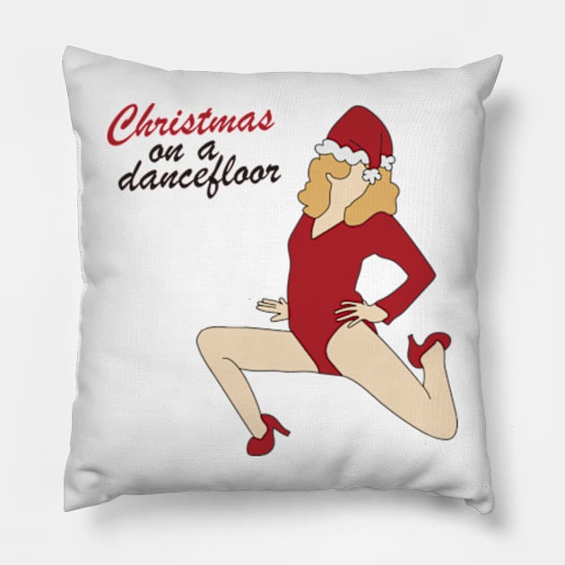 Madonna Christmas Confessions on a Dancefloor Pillow by popmoments