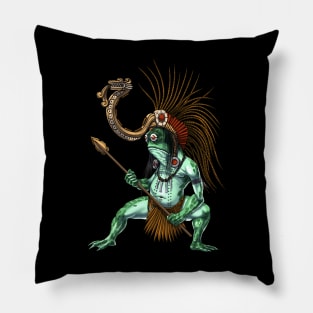 Aztec Warrior Deity Cueyatl Pillow