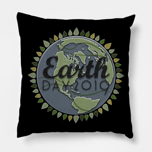 Earth Day 2019 - Textured paper Pillow by PrintablesPassions