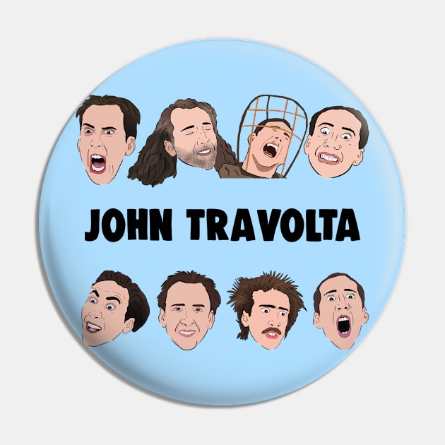 John Travolta Pin by Barnyardy
