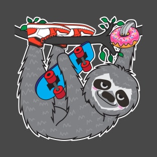 Skater Sloth T-Shirt