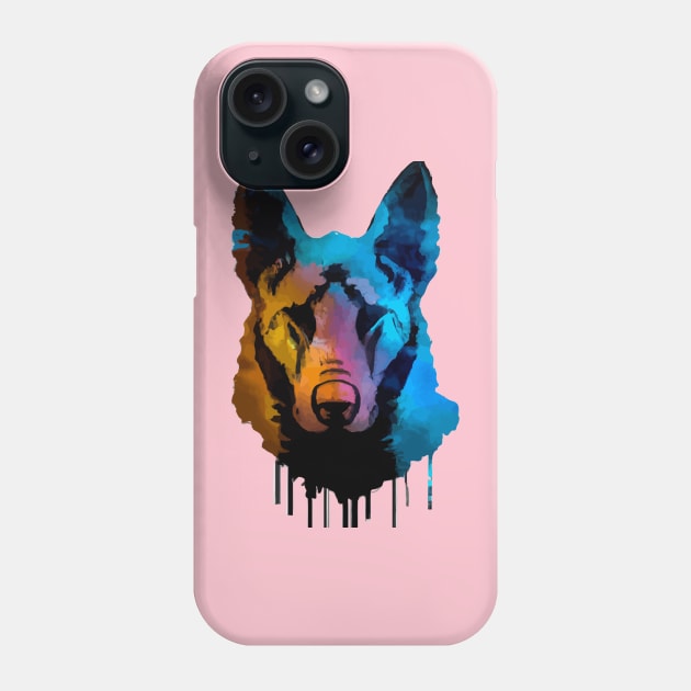 Dutch Shepherd Herder Dog Artwork Phone Case by Furrban