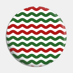 Red and Green Stripes Christmas pattern, gift wrapper pattern Pin