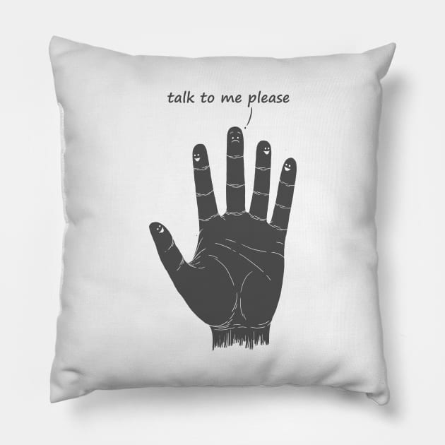 Talk to me Pillow by Stereomode