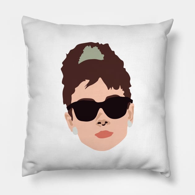 Breakfast at Tiffany's Pillow by FutureSpaceDesigns