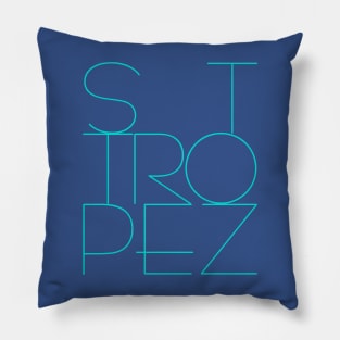 St. Tropez in petrol Pillow