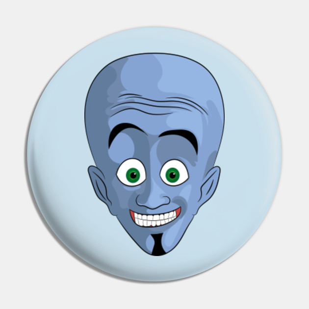 Megamind Funny Face Megamind Pin Teepublic Megamind metro man action figure power punch, loose. megamind funny face
