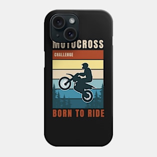 Motocross Born To Ride Phone Case