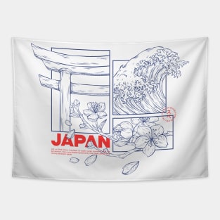 Japanese icon Tapestry