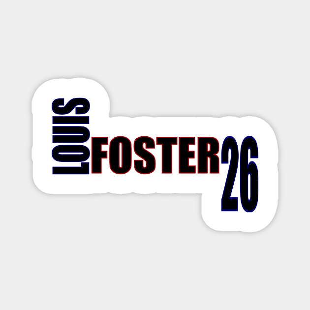 Louis Foster '23 black text Magnet by SteamboatJoe