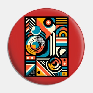 retro abstrack patern Pin