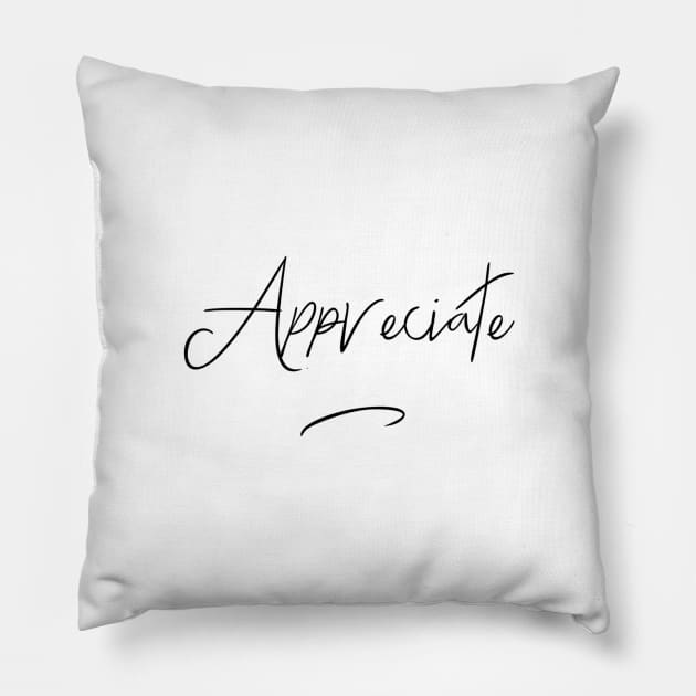 Appreciate Pillow by pepques