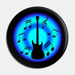 Electric Bass Guitar Pin