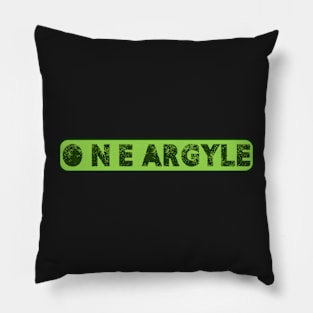 One Argyle Pillow