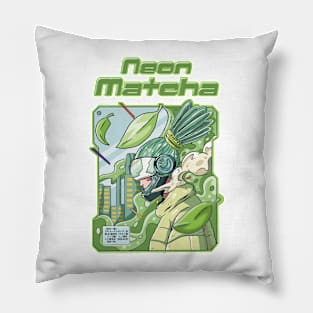 Neon Matcha Pillow