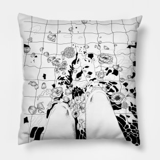 Floating Flowers Pillow