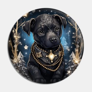 Cute Staffy Puppy Pin