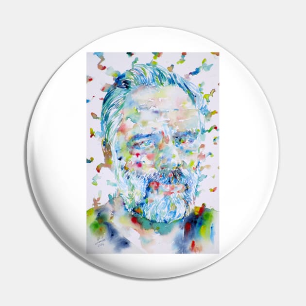 PHILIP K. DICK watercolor portrait .3 Pin by lautir