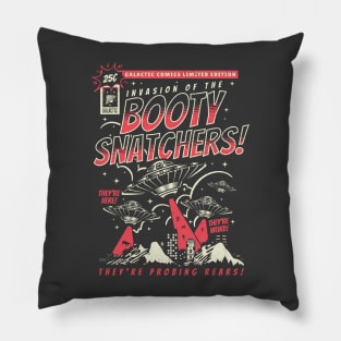 Alien Invasion Booty Snatchers UFO Pillow